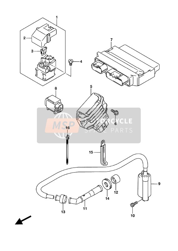 3292019K01, Control Unit,Fi, Suzuki, 0